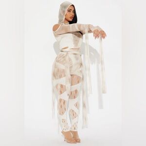 Fashion Nova Mummy Mia 3 Piece Costume Set